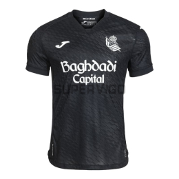 Camiseta Real Sociedad Segunda Equipación 2026/2027 Negro con Parche La Liga