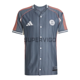 Camiseta Bayern Múnich 2025/2026 Baseball Shirt Gris