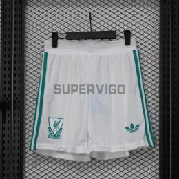 Pantalón Corto Liverpool Tercera Equipación 2025/2026 Blanco (EDICIÓN JUGADOR)