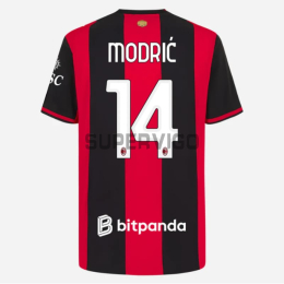 Camiseta MODRIĆ 14 AC Milan Primera Equipación 2026/2027 Rojo/Negro