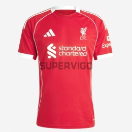 Camiseta Liverpool Primera Equipación 2025/2026 Rojo