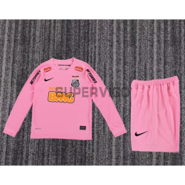 Camiseta Santos FC Retro 2013 ML Rosa Niño Kit