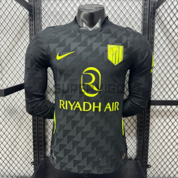 Camiseta Atlético de Madrid Segunda Equipación 2026/2027 ML Negro (EDICIÓN JUGADOR)