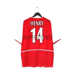 Camiseta HENRY 14 Arsenal Primera Equipación Retro 2003/04
