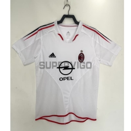 Camiseta AC Milan Segunda Equipación Retro 2004/05 Blanco