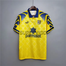 Camiseta Parma Calcio Tercera Equipación Retro 1995/1997 Amarillo
