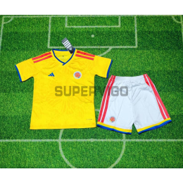 Camiseta Colombia 2026 Amarillo Niño Kit