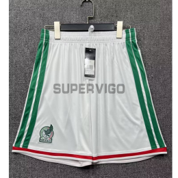 Pantalón Corto México Primera Equipación Mundial 2026 Blanco