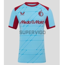 Camiseta Feyenoord Tercera Equipación 2025/2026 Azul Cielo/Rojo