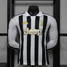 Camiseta Juventus Primera Equipación 2026/2027 ML Negro/Blanco (EDICIÓN JUGADOR)