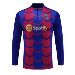 Sudadera de Entrenamiento Barcelona 2024/2025 Rojo/Azul