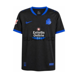 Camiseta Deportivo de La Coruña Segunda Equipación 2026/2027 Negro con Parche La Liga