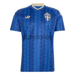 Camiseta Suecia Segunda Equipación Mundial 2026 Azul Oscuro