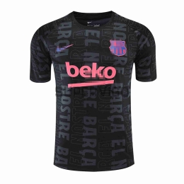 Camiseta de Entrenamiento Barcelona 2022/2023 Negro/Rosa