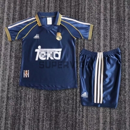 Camiseta Real Madrid Tercera Equipación Retro 1998/99 Niño Kit