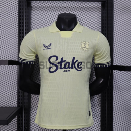 Camiseta Everton FC Segunda Equipación 2025/2026 Beige (EDICIÓN JUGADOR)