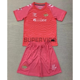 Camiseta de Portero Real Betis 2024/2025 Niño Kit Rosa