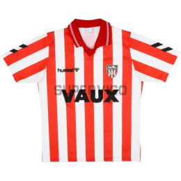 Camiseta Sunderland AFC Primera Equipación Retro 1991/1994 Rojo/Blanco