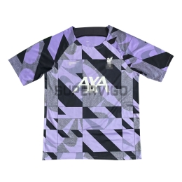 Camiseta de Entrenamiento Liverpool Morado/Negro 2023/2024