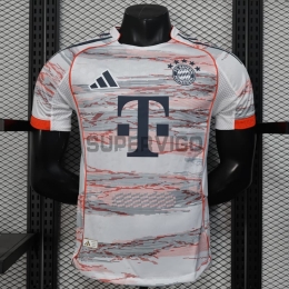 Camiseta Bayern Múnich Segunda Equipación 2025/2026 Blanco (EDICIÓN JUGADOR)