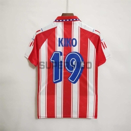 Camiseta KIKO 19 Atletico de Madrid Primera Equipación Retro 1994/95