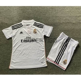 Camiseta Real Madrid Primera Equipación Retro 2014/15 Niño Kit