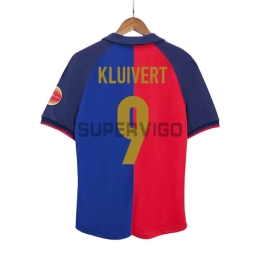 Camiseta KLUIVERT 9 Barcelona Primera Equipación Retro 1999/2000