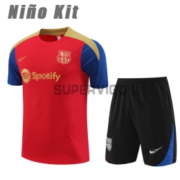 Camiseta de Entrenamiento Barcelona 2023/2024 Niño Kit Rojo/Azul/Dorado