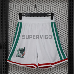 Pantalón Corto México Primera Equipación Mundial 2026 Blanco (EDICIÓN JUGADOR)