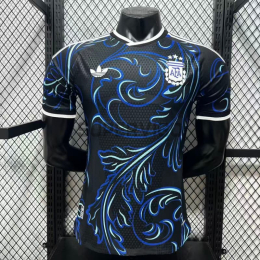 Camiseta Argentina Segunda Equipación Mundial 2026 Negro/Azul (EDICIÓN JUGADOR)