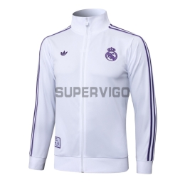 Chaqueta Real Madrid 2025/2026 Retro Blanco/Morado