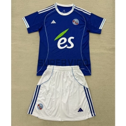 Camiseta Racing Strasbourg Primera Equipación 2025/2026 Azul Niño Kit