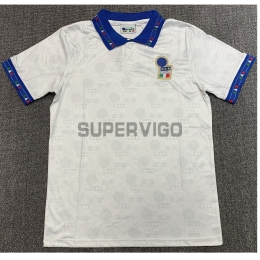 Camiseta Italia Segunda Equipación Retro 1994 Blanco