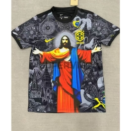 Camiseta Brasil 2025 Especial Edición Negro/Gris