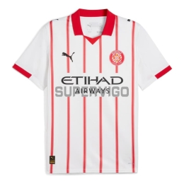 Camiseta Girona Primera Equipación 2025/2026 Blanco/Rojo