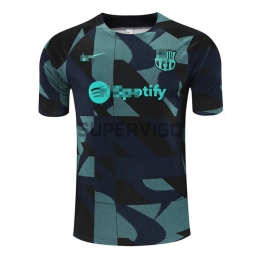 Camiseta de Entrenamiento Barcelona 2023/2024 Azul Marino Camuflaje