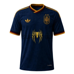 Camiseta España Mundial 2026 x Spiderman Azul 2 Estrellas
