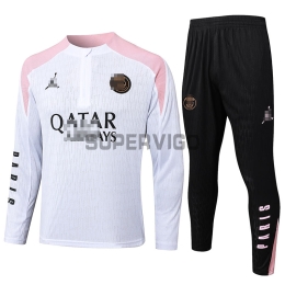 Sudadera de Entrenamiento PSG 2024/2025 Kit Blanco/Rosa