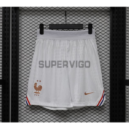 Pantalón Corto Francia Primera Equipación Mundial 2026 Blanco (EDICIÓN JUGADOR)