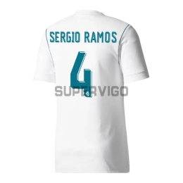 Camiseta SERGIO RAMOS 4 Real Madrid Primera Equipación Retro 2017/18
