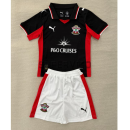 Camiseta Southampton Tercera Equipación 2025/2026 Negro Niño Kit