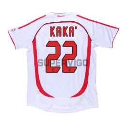 Camiseta KAKA＇22 AC Milan Segunda Equipación Retro 2006/07
