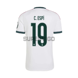Camiseta C. ESPÍ 19 Real Madrid Primera Equipación 2026/2027 Blanco con Parche HP