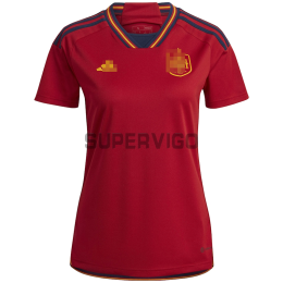 Camiseta España Primera Equipación 2022 Mujer Mundial