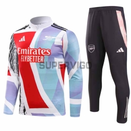 Sudadera de Entrenamiento Arsenal 2024/2025 Kit Rojo/Blanco