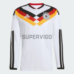 Camiseta Alemania Primera Equipación Mundial 2026 ML Blanco