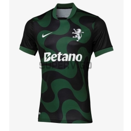 Camiseta Lisboa Tercera Equipación 2025/2026 Negro/Verde