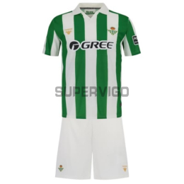 Camiseta Real Betis 2026/2027 Verde/Blanco Versión Retro Niño Kit