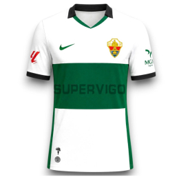 Camiseta Elche Primera Equipación 2026/2027 Blanco/Verde con Parche La Liga