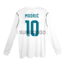 Camiseta MODRIĆ 10 Real Madrid Primera Equipación Retro 2017/18 ML